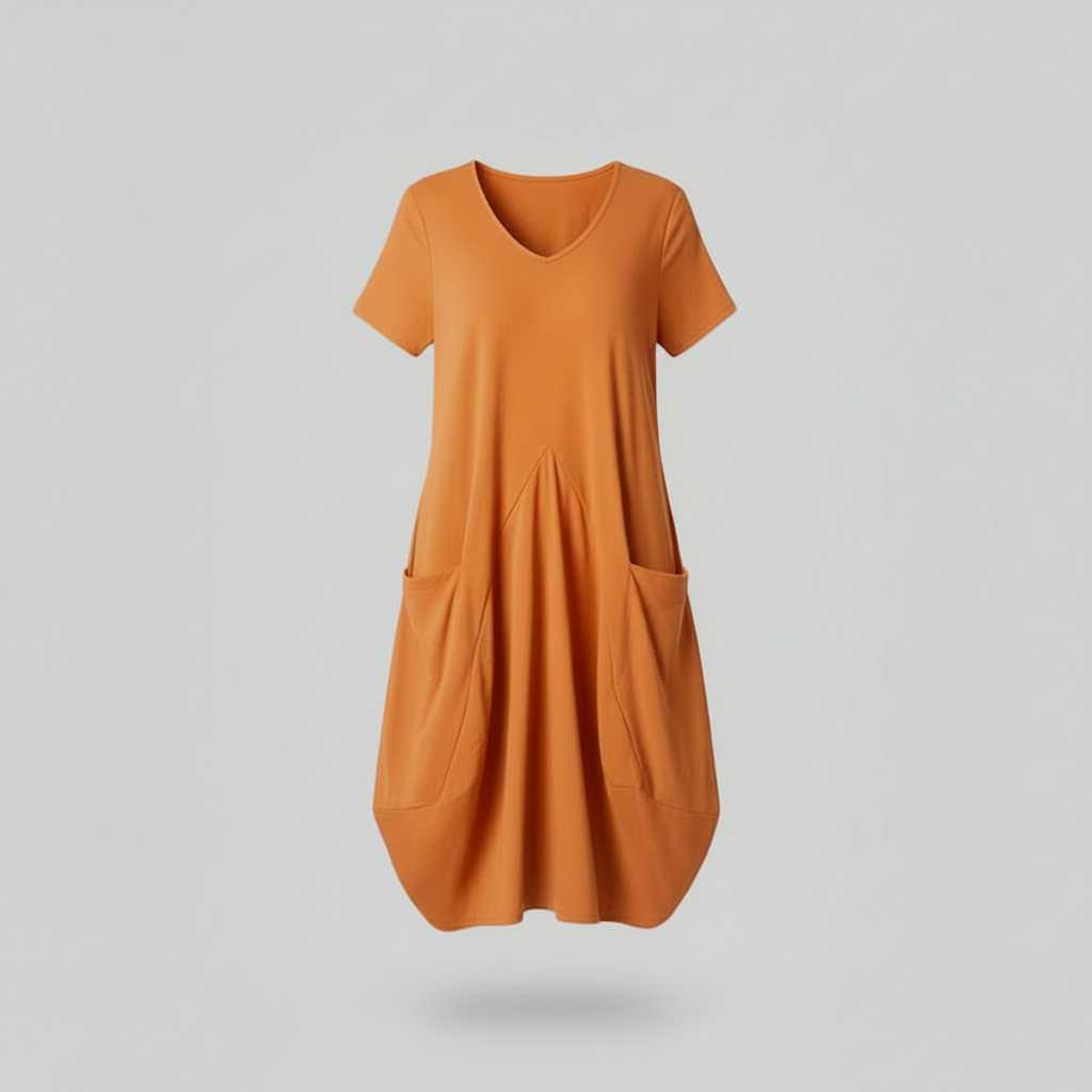 Loose Fit Summer Dress | Midi Style for Women