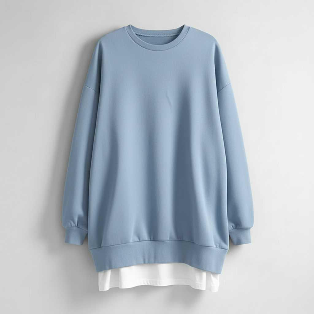 Women's Oversized Sweatshirt | Casual Crew Neck Fashion