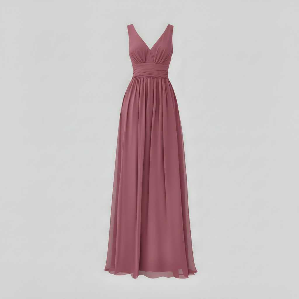 Elegant Maxi Dress | Women's Sleeveless V-Neck Summer Dress