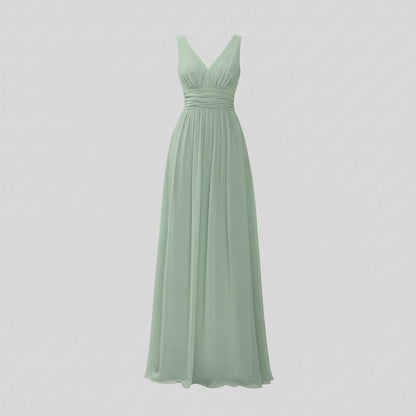 Elegant Maxi Dress | Women's Sleeveless V-Neck Summer Dress