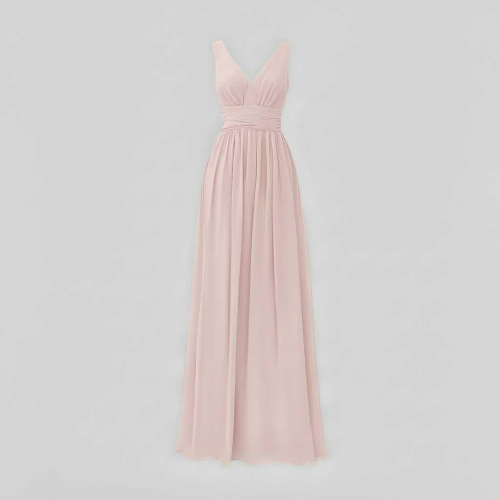 Elegant Maxi Dress | Women's Sleeveless V-Neck Summer Dress