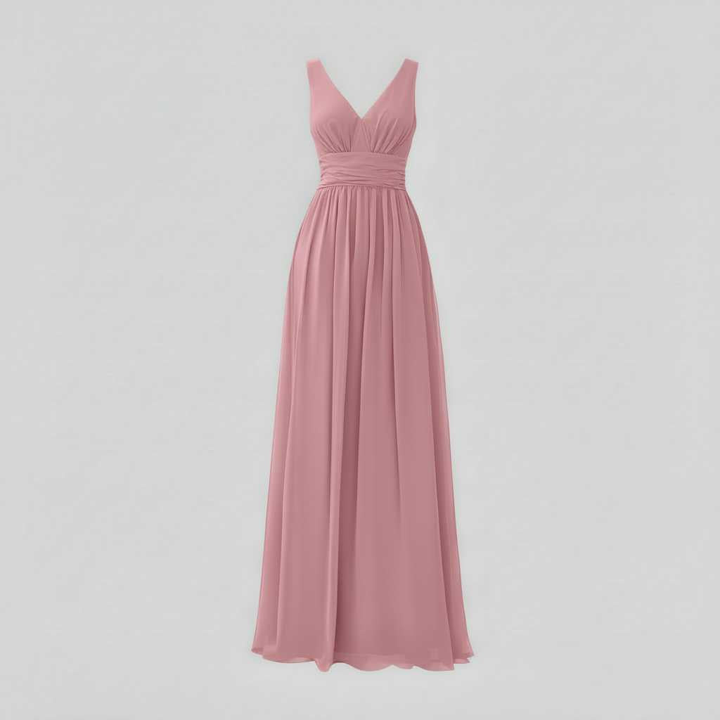 Elegant Maxi Dress | Women's Sleeveless V-Neck Summer Dress