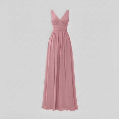 Elegant Maxi Dress | Women's Sleeveless V-Neck Summer Dress