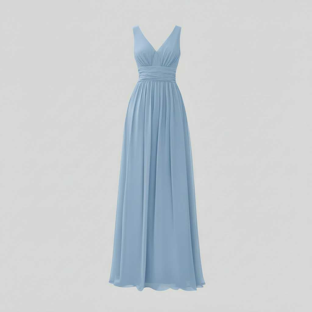 Elegant Maxi Dress | Women's Sleeveless V-Neck Summer Dress