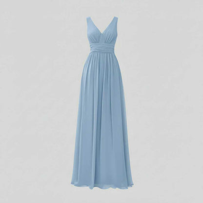 Elegant Maxi Dress | Women's Sleeveless V-Neck Summer Dress