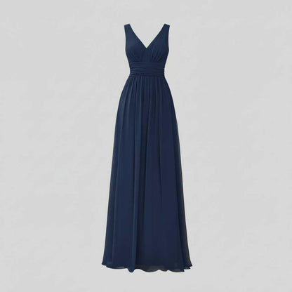 Elegant Maxi Dress | Women's Sleeveless V-Neck Summer Dress