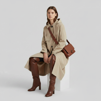 Long Trench Coat Women | Stylish Winter Outerwear