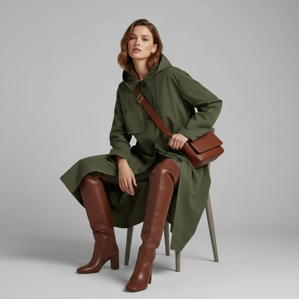 Long Trench Coat Women | Stylish Winter Outerwear
