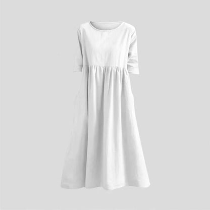 Loose Fit Summer Dress | Midi Style for Women