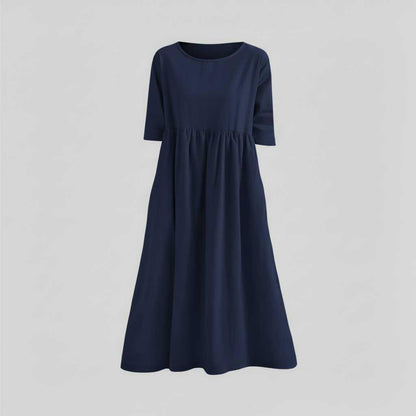 Loose Fit Summer Dress | Midi Style for Women
