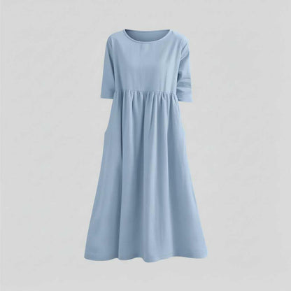 Loose Fit Summer Dress | Midi Style for Women