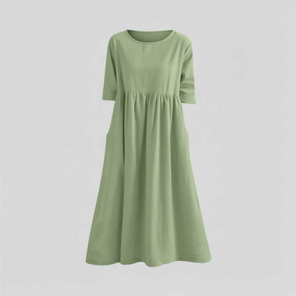 Loose Fit Summer Dress | Midi Style for Women