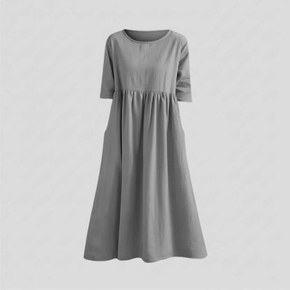 Loose Fit Summer Dress | Midi Style for Women