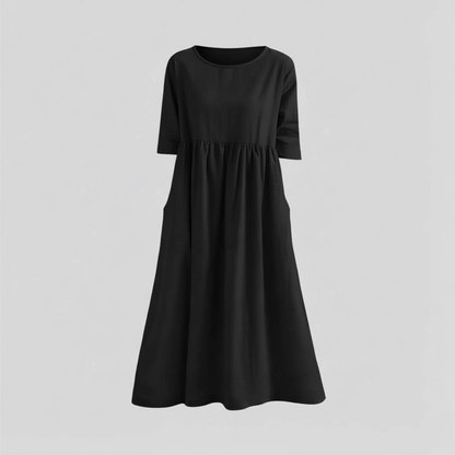 Loose Fit Summer Dress | Midi Style for Women