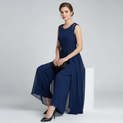 Sleeveless Wide-Leg Jumpsuit | Women's Jumpsuit for Summer