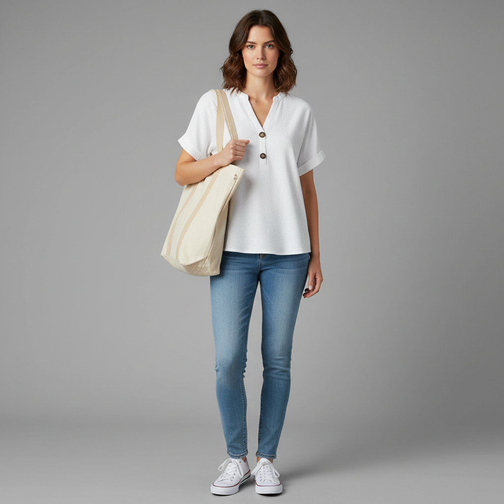 V-Neck Women's Top | Casual Going Out Tops for Summer