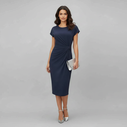 Women's Midi Dress | Short Sleeve Formal Dress
