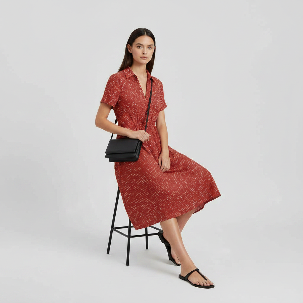 Women's Midi Shirt Dress | Casual Summer Dresses