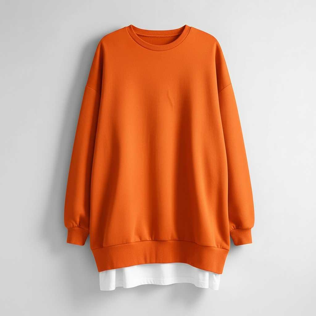 Women's Oversized Sweatshirt | Casual Crew Neck Fashion