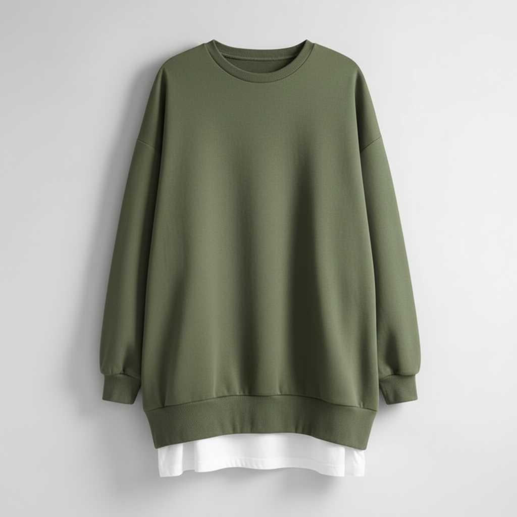 Women's Oversized Sweatshirt | Casual Crew Neck Fashion