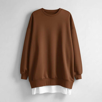 Women's Oversized Sweatshirt | Casual Crew Neck Fashion