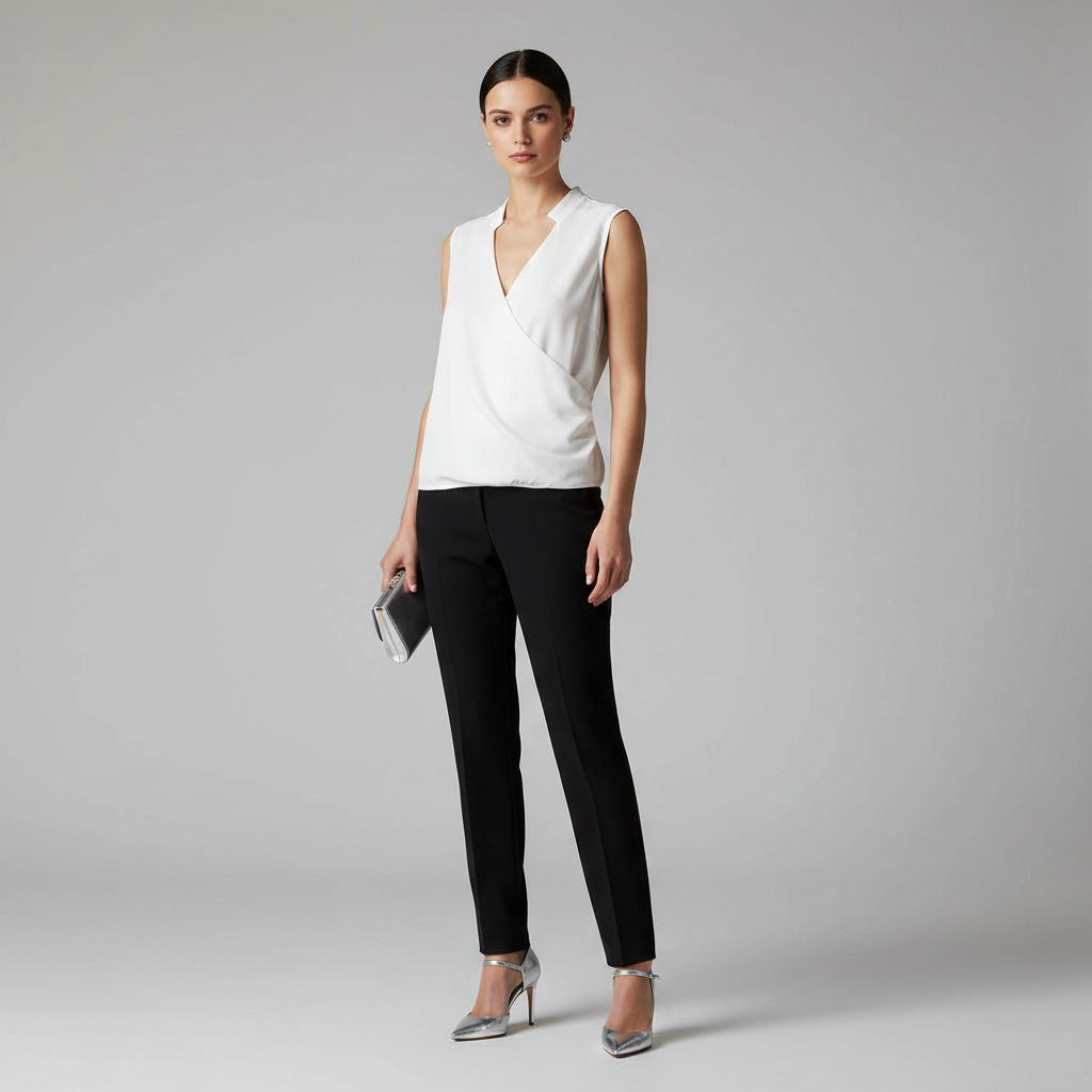 Women's V-Neck Summer Top | Casual Wear
