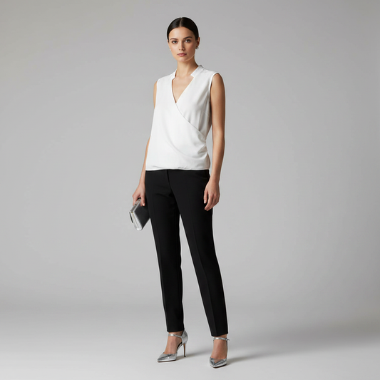 Women's V-Neck Summer Top | Casual Wear