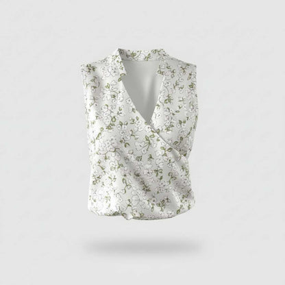 Women's V-Neck Summer Top | Casual Wear