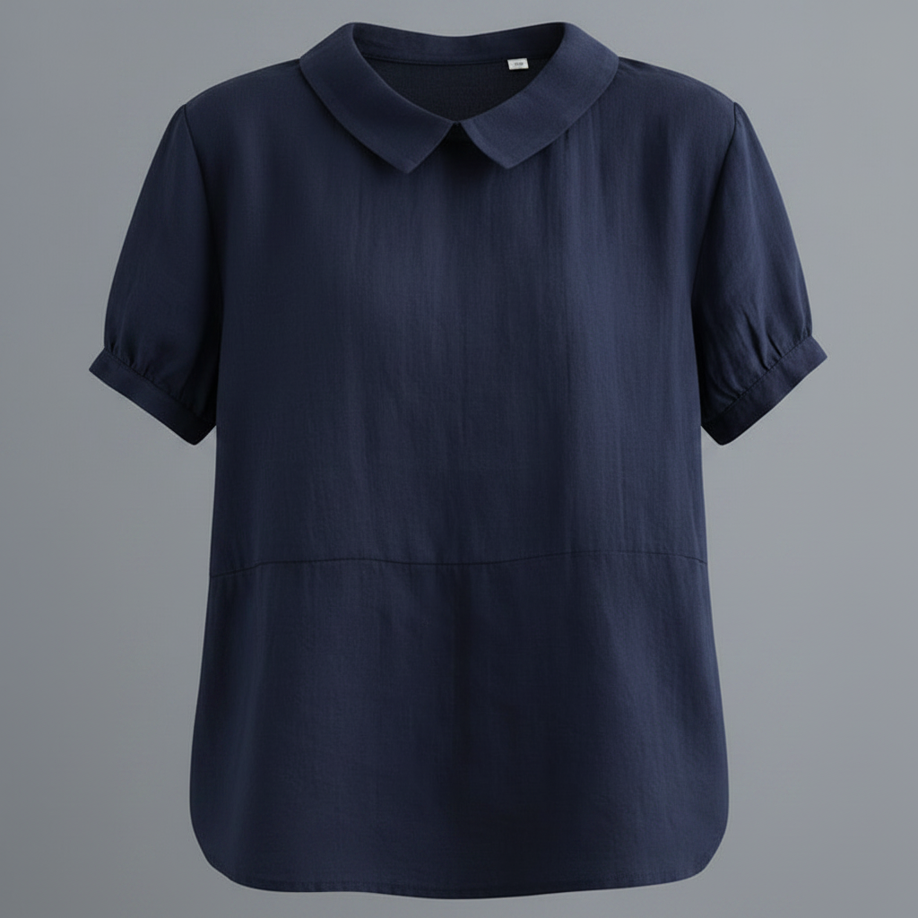 Women's White Blouse | Casual Collared Top for Effortless Style